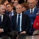 RFEF President Rafael Louzan with Florentino Perez of Real Madrid