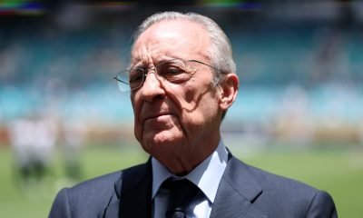 Real Madrid president Florentino Perez