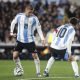 BUENOS AIRES, ARGENTINA - SEPTEMBER 04: Franco Mastantuono of Argentina controls the ball next to Lionel Messi during the South American FIFA World Cup 2026 Qualifier match between Argentina and Venezuela at Estadio Más Monumental Antonio Vespucio Liberti on September 04, 2025 in Buenos Aires, Argentina. (Photo by Marcos Brindicci/Getty Images)