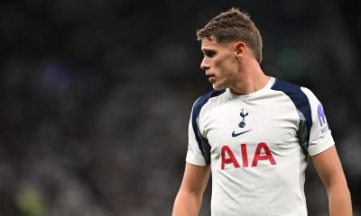 LONDON, ENGLAND - SEPTEMBER 16: Micky van de Ven of Tottenham Hotspur during the UEFA Champions League 2025/26 League Phase MD1 match between Tottenham Hotspur and Villarreal CF at Tottenham Hotspur Stadium on September 16, 2025 in London, England. (Photo by Dan Mullan/Getty Images)