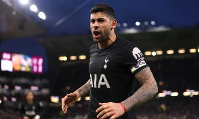 Cristian Romero of Tottenham Hotspur