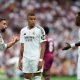 Dani Carvajal, Kylian Mbappe, and Vinicius of Real Madrid