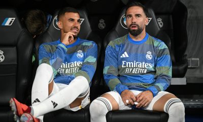 Dani Ceballos and Dani Carvajal of Real Madrid