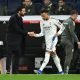 Alvaro Arbeloa and Kylian Mbappe of Real Madrid