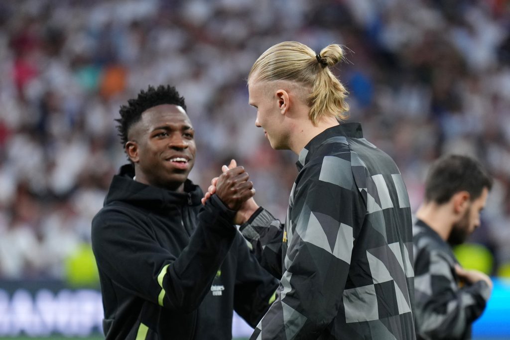 Vinicius Jr. and Erling Haaland