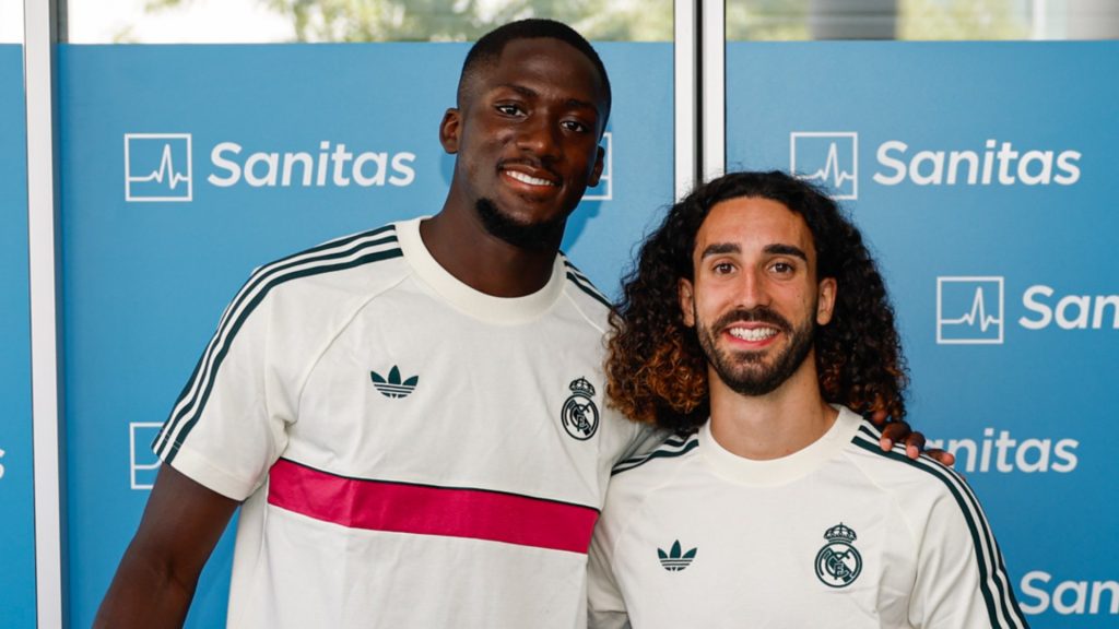 Ibrahima Konate and Marc Cucurella, Real Madrid player