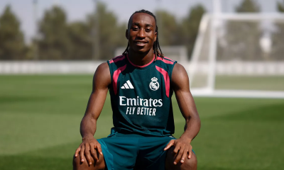 Yan Diomande of Real Madrid