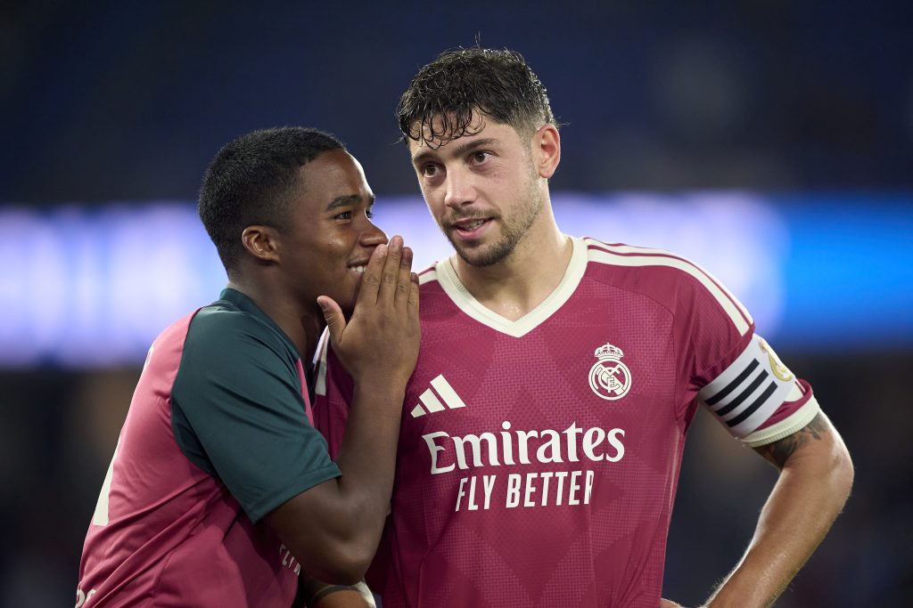 Endrick, Federico Valverde, Real Madrid players