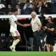 Jude Bellingham and Jose Mourinho of Real Madrid
