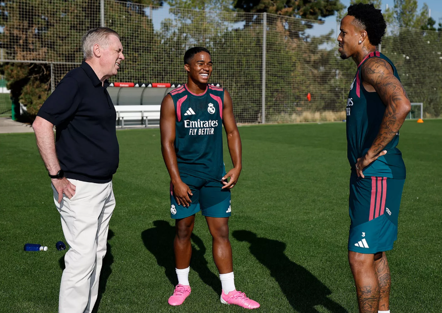 Endrick and Eder Militao, Real Madrid players
