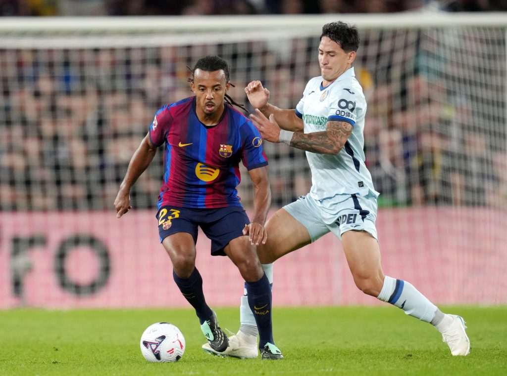 Jules Kounde of FC Barcelona