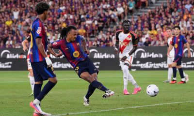 Jules Kounde of FC Barcelona